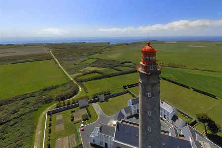 Phare de Goulphar vue aérienne