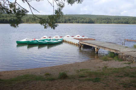 Canoe étang de Paimpont