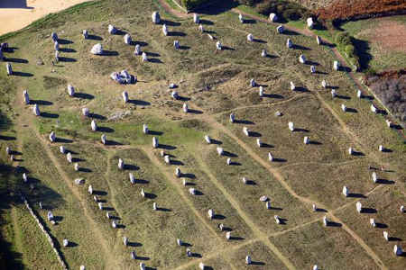 Carnac, un alignement parfait