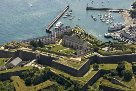 Citadelle Vauban - Vue du ciel