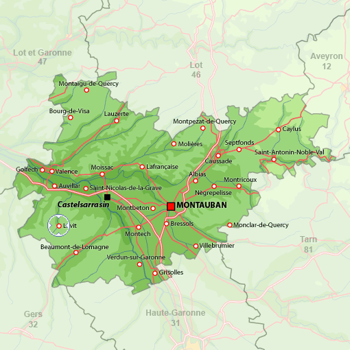location vacances maison-villa&nbsp; Tarn-et-garonne