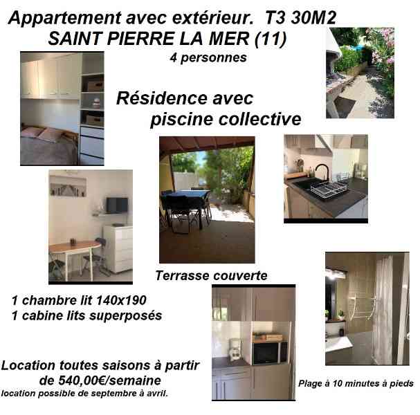 location vacances appartement&nbsp; Aude