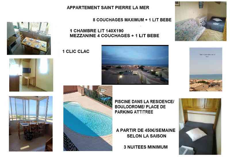 location vacances appartement&nbsp; Aude